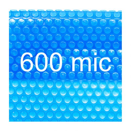 Solární plachta - fólie na bazén 600mic modrá - svár plochý