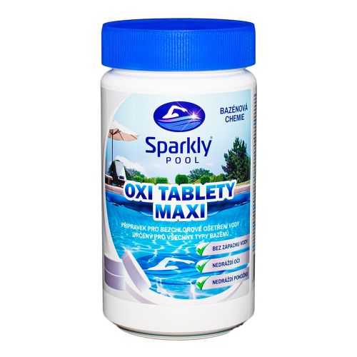 Foto - Oxi kyslíkové tablety do bazénu MAXI 200g 1 kg