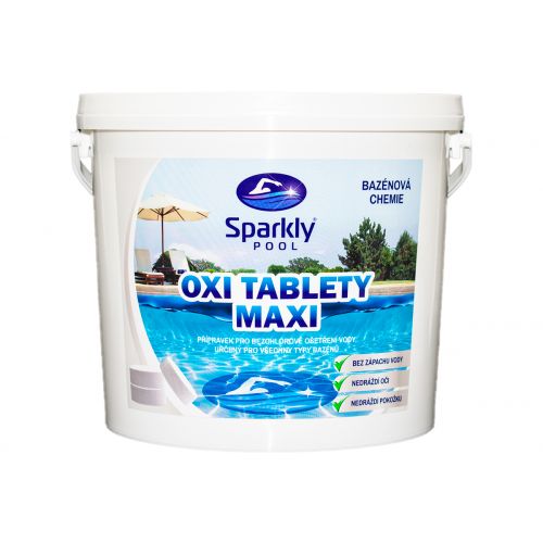 Oxi kyslíkové tablety do bazénu MAXI 200g 5 kg