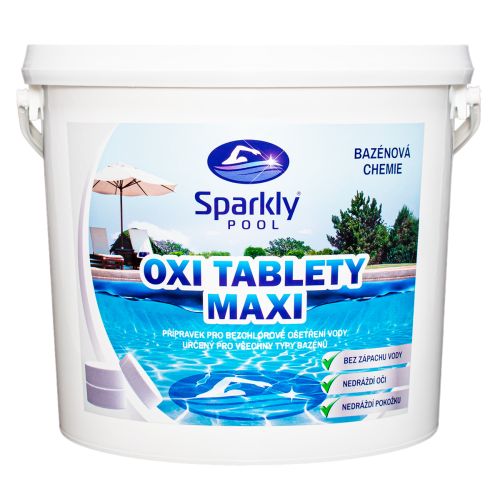 Oxi kyslíkové tablety do bazénu MAXI 200g 5 kg