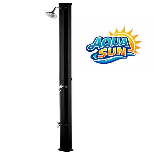 Foto - Solární sprcha AquaSun zahradní 40 L - černá