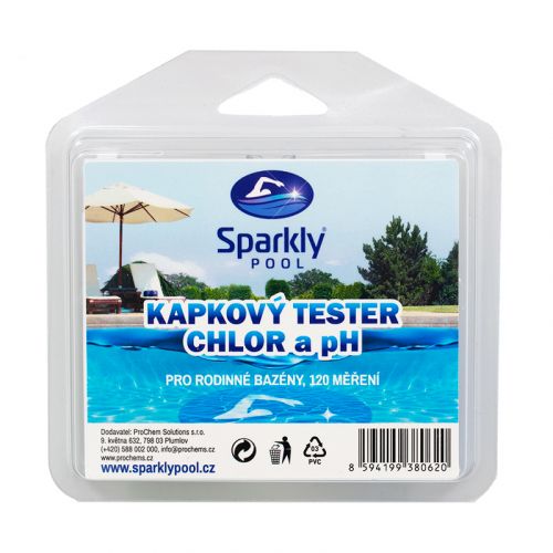 Foto - Kapkový tester bazénové vody - chlor a pH