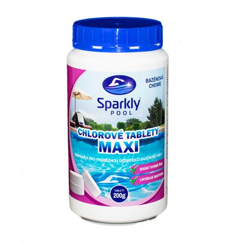 Chlorové tablety do bazénu MAXI 1 kg