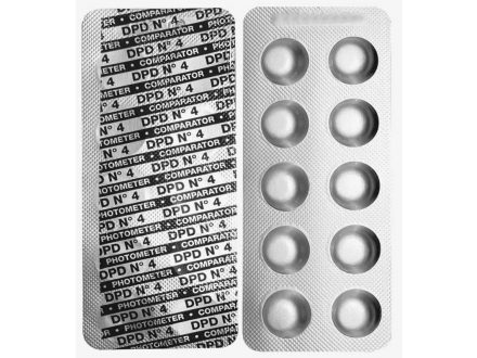 Foto - Náhradní tablety do testeru pro měření aktivního kyslíku (O2) DPD No. 4 - WaterID