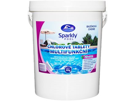 Foto - Chlorové tablety do bazénu 5v1 multifunkční 200g 20 kg