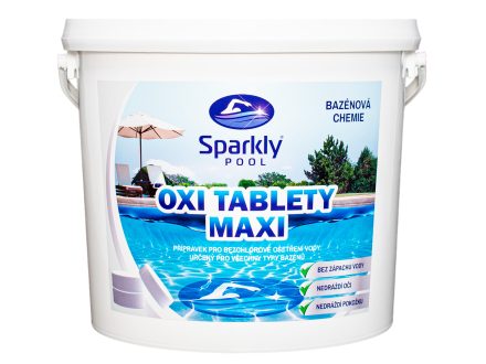 Foto - Oxi kyslíkové tablety do bazénu MAXI 200g 5 kg