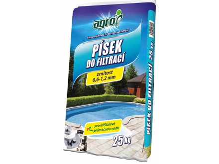 Foto - Filtrační písek do filtrace bazénu 0,6 - 1,2 mm - 25 kg - Agro
