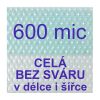 Solární plachta - fólie na bazén 600mic transparentní - vzor 3 bubliny - celá bez sváru